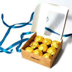 Boîte en Carton Cake Deluxe 100x100x40mm