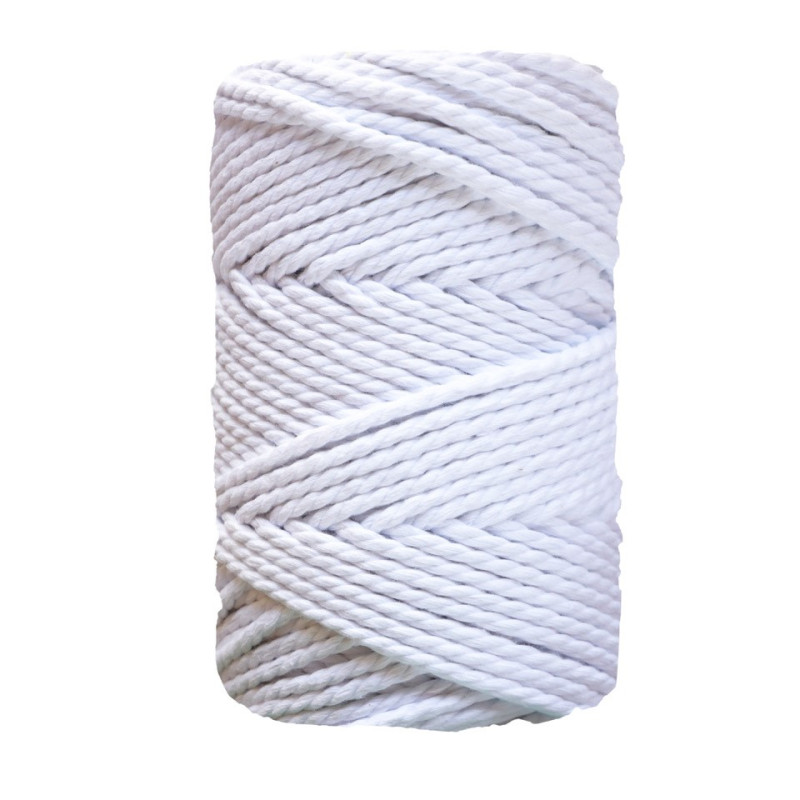 Fils pour macramés 7mm 50m Infinite white