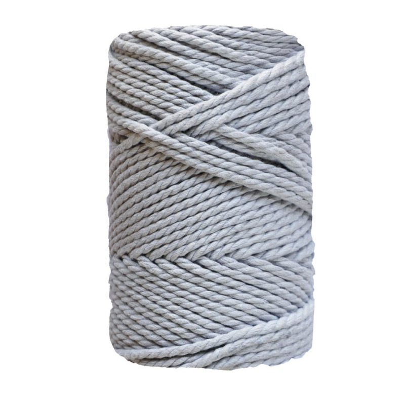 Fils pour macramés 7mm 50m Glaciar silver