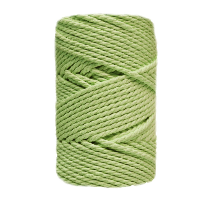Fio Macrame 7mm 50m Menta green
