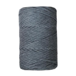 Fio Macrame urdimbre 3mm 110m Sideral grey