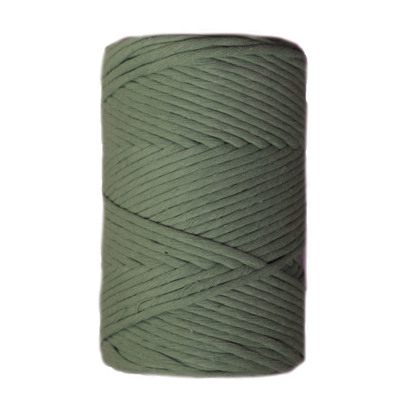 Fils pour macramés urdimbre 3mm 110m Unforgettable green