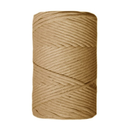 Fio Macrame urdimbre 9mm 75m Areia