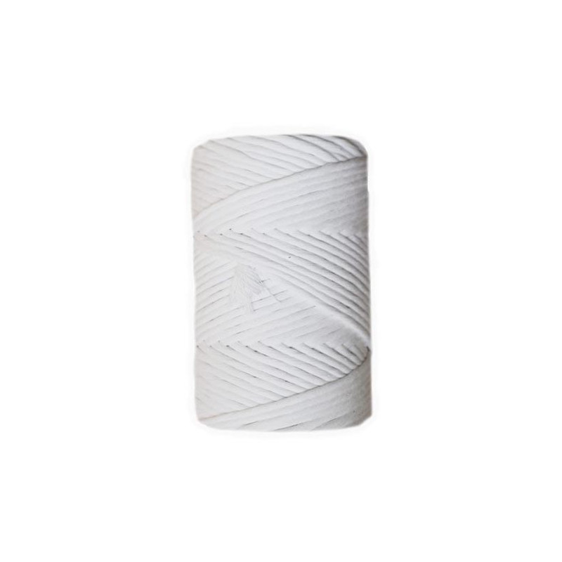 Macrame urdimbre 9mm 75m Infinite white