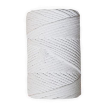 Macrame urdimbre 9mm 75m Infinite white