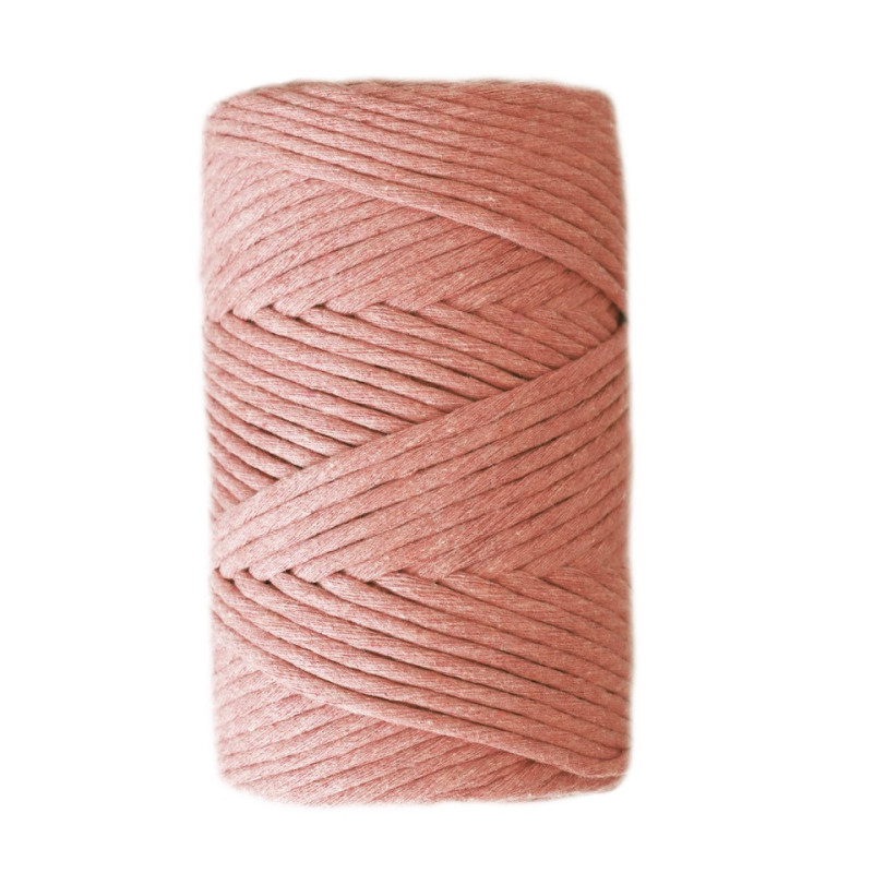 Macrame urdimbre 9mm 75m Soft pink
