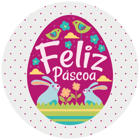 x25 Pegatinas Pascua 2 - 40x40mm