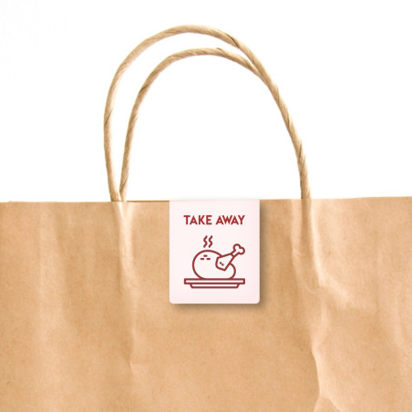 Etiqueta Rebeldinho Take-Away