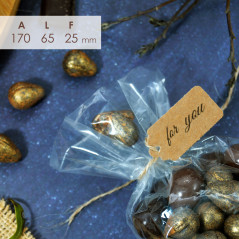 Sachet en cellophane pp 125grs