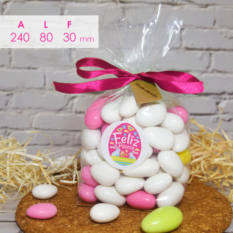 Saco de celofane pp 500grs