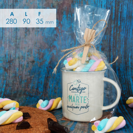 Sachet en cellophane pp 750grs