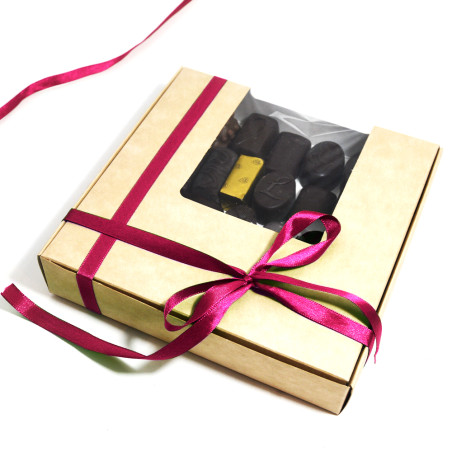 Caja de Carton com Ventana Cake Deluxe 175x175x35mm