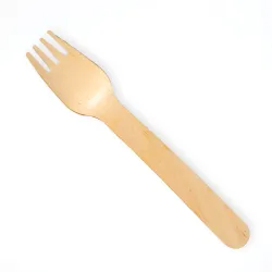 Tenedor de madera de 16cm