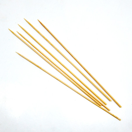 Brochetas palitos de bambú pack 100