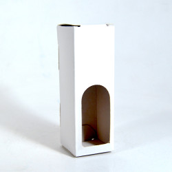 Boîte flacon ambre 30ml blanc