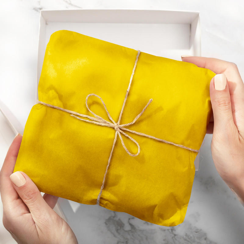 Embrulho de Papel Seda Yellow Sun 