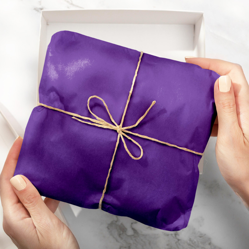 Embrulho de Papel Seda Purple 