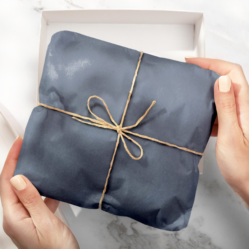 Embrulho de Papel Seda Quasar Grey