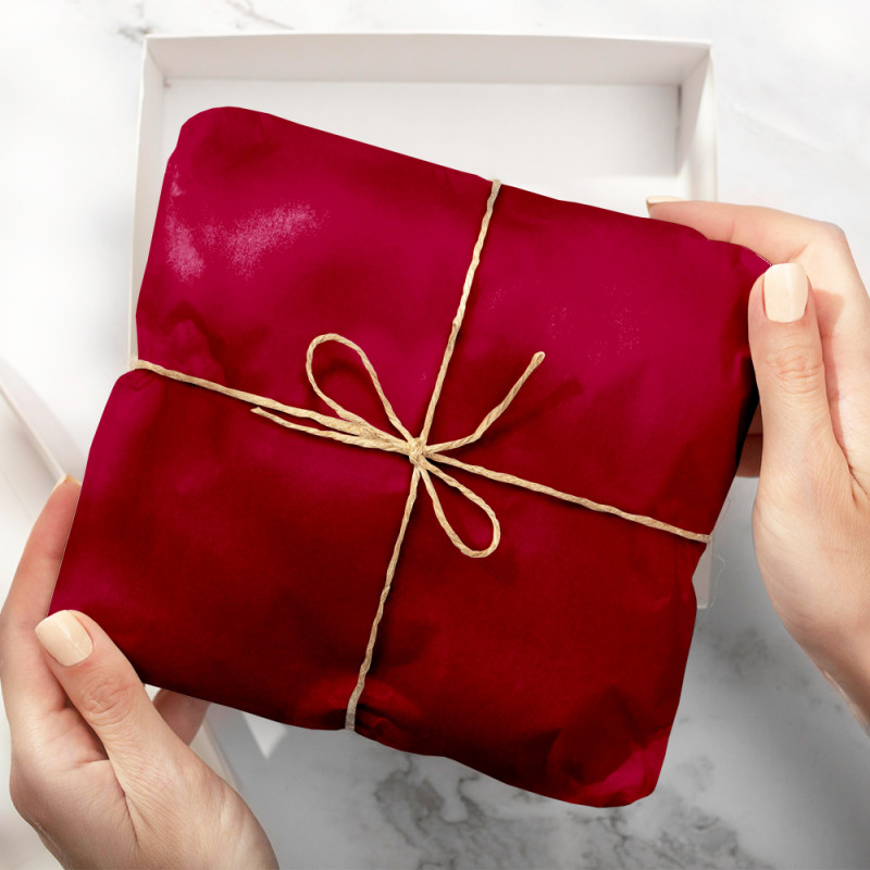 Paper red silk 