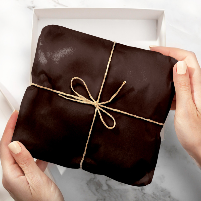 Papel de seda Castanho Chocolate 50x75cm