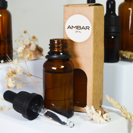 Tarro de cristal Ambar 20 ML