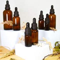 Tarro de cristal Ambar 20 ML