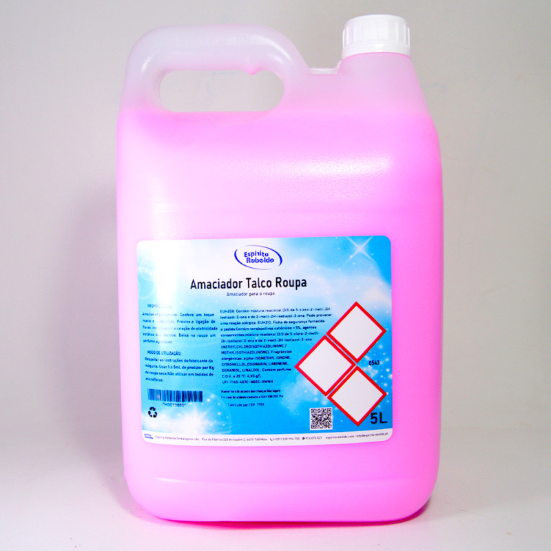 Amaciador Talco Roupa 5L 