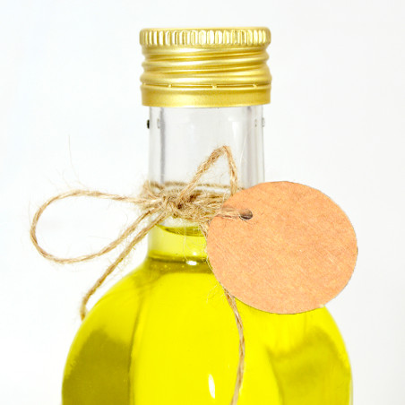 Etiqueta Kraft Garrafas 30x30mm