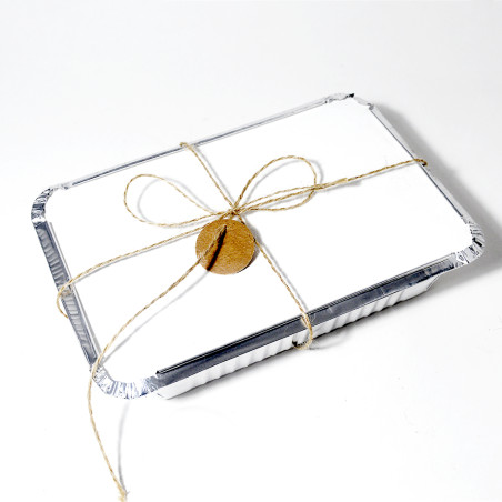 Etiqueta Kraft Garrafas 30x30mm