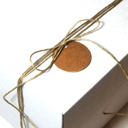 Etiqueta Kraft Frascos 30x30mm