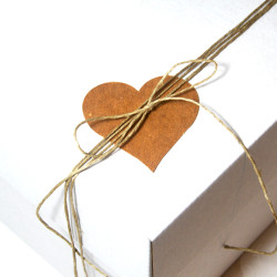 Etiqueta Heart DIY Love  50x50mm