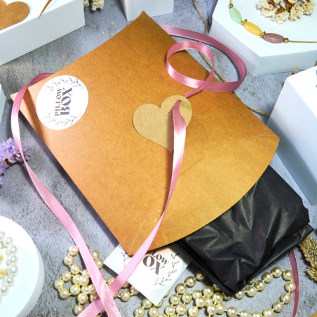 Caja kraft ovalada 185x165x55mm 