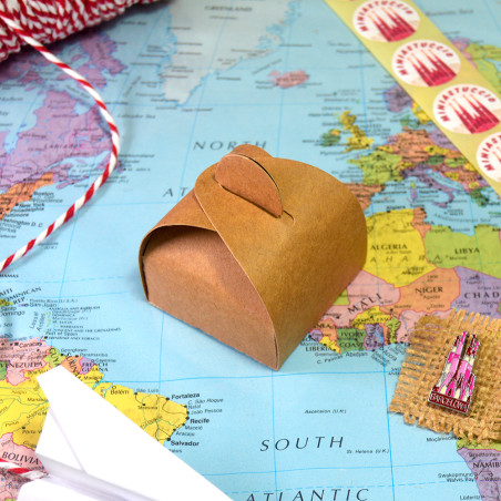 Caixa miniastuccio 50x50x20mm kraft