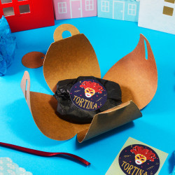 Boite Kraft Tortina 55x55x50mm