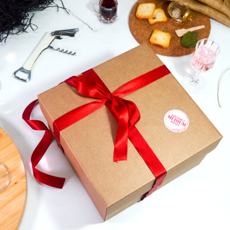 Gourmet-Box Medium natürliche Farbe 205x205x120mm Maßnahmen