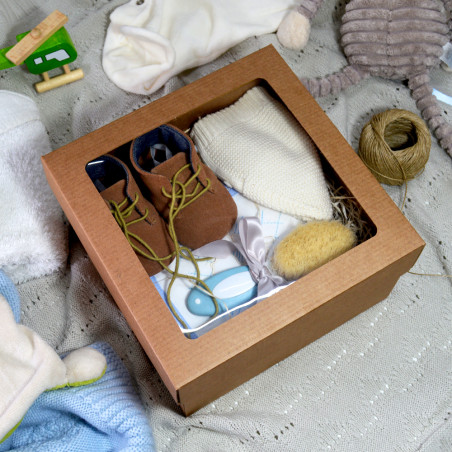 Misure scatola colore naturale medio 205x205x120mm gourmet