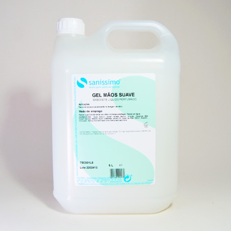 Gel mãos suave 5L