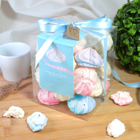 Caixa acetato retangular 100x100x120mm