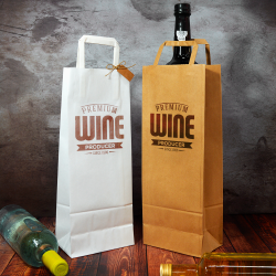 Paper bag 1 bottle