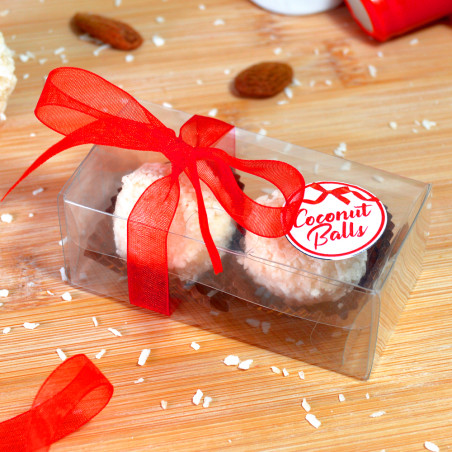 Caja de acetato rectangular transparente 80x40x30mm