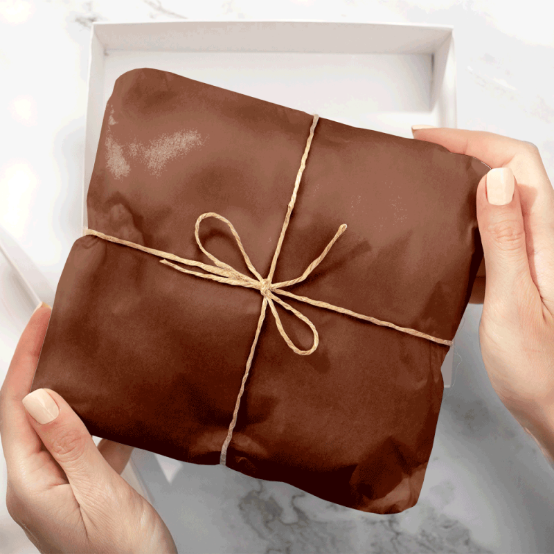 Papier Soie Chocolate Brown 50x75cm