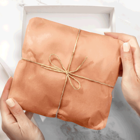 Papier Soie Salmon Pastel 50x75cm