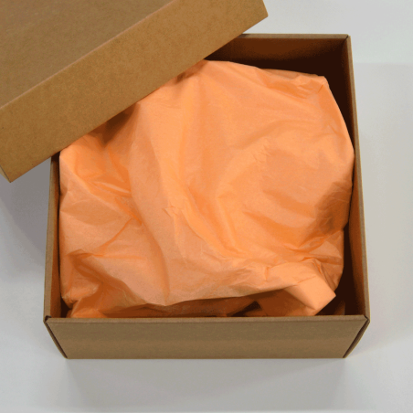 Papier Soie Apricot Orange 50x75cm