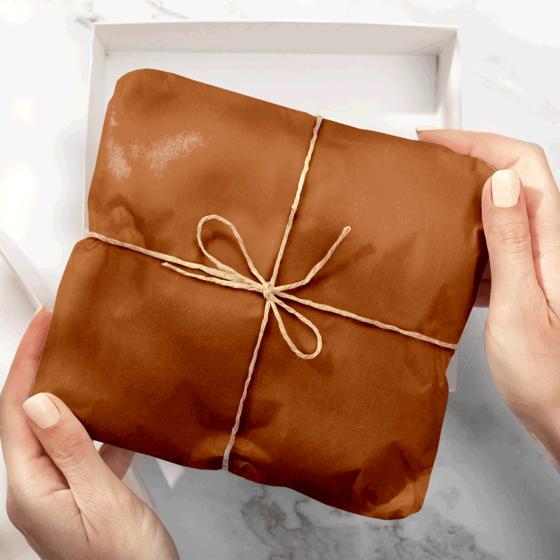 Papel Seda Hazel Brown 50x75cm