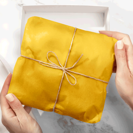 Papier Soie Tangerine Yellow 50x75cm