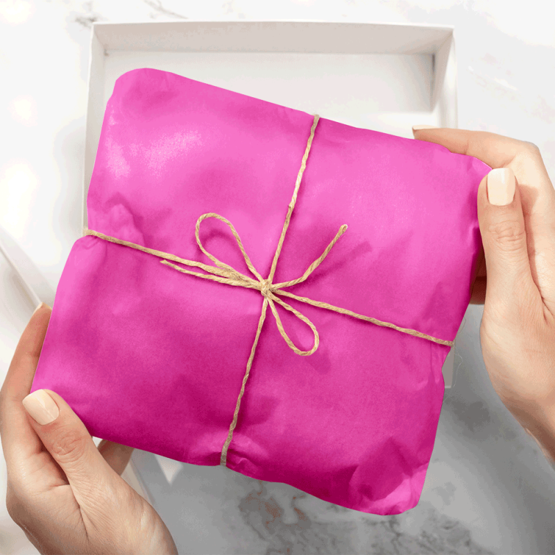 Papel Seda Fuchsia Pink 50x75cm