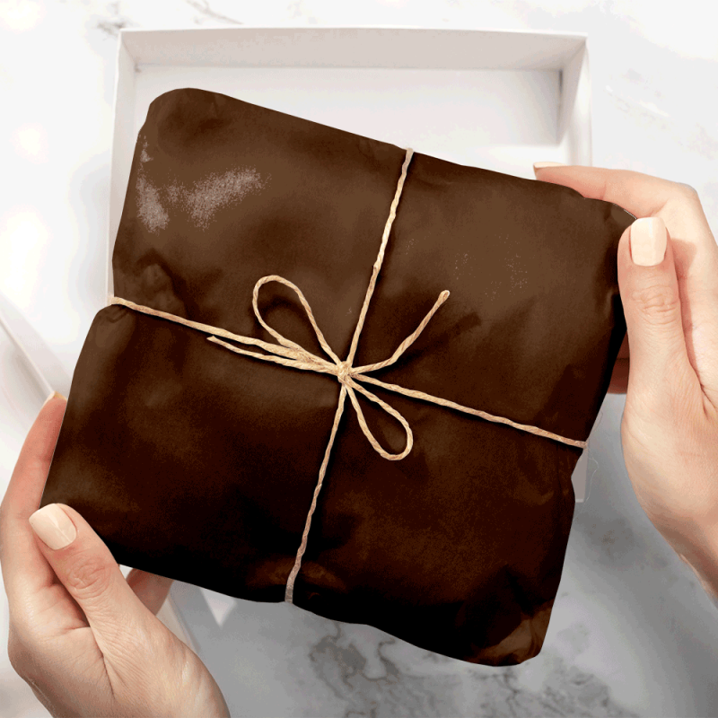 Papier Soie Dark Chocolate Templation 50x75cm