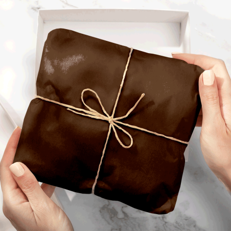 Papier Soie Dark Chocolate Templation 50x75cm