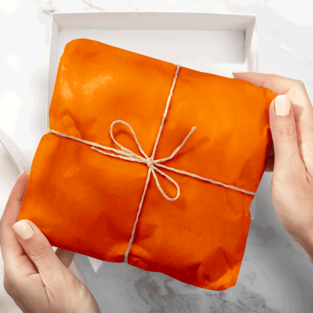 Papel Seda Pumpkin Orange 50x75cm