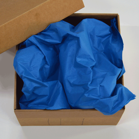 Papier Soie Neptune Blue 50x75cm